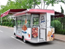 Mobile Food Trucks with Automatic Displaying Cabinet