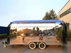 Electric Mobile Stainless Steel Food Truck for Fast Food