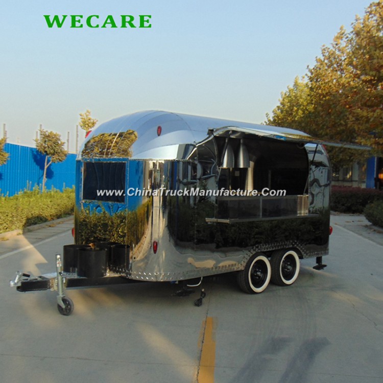 Wecare Stainless Steel Mobile Food Truck for Sale
