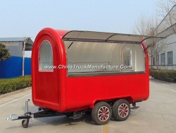 Four Wheels Mobile Hamburger Truck with Ce