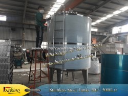 2000L Stainless Steel Storage Tank for Juice and Milk