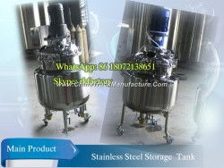 10kl Stainless Steel Storage Tank Horizontal Juice Storage Tank