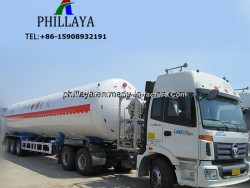 Liquid Natural Gas Transport Truck Semi Trailer LNG Storage Tank
