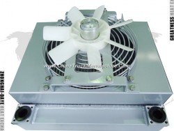 Aluminum Plate Fin Air Compressor Heat Exchanger Vacuum Brazed Cooling System/ Fin Plate Heat Exchan