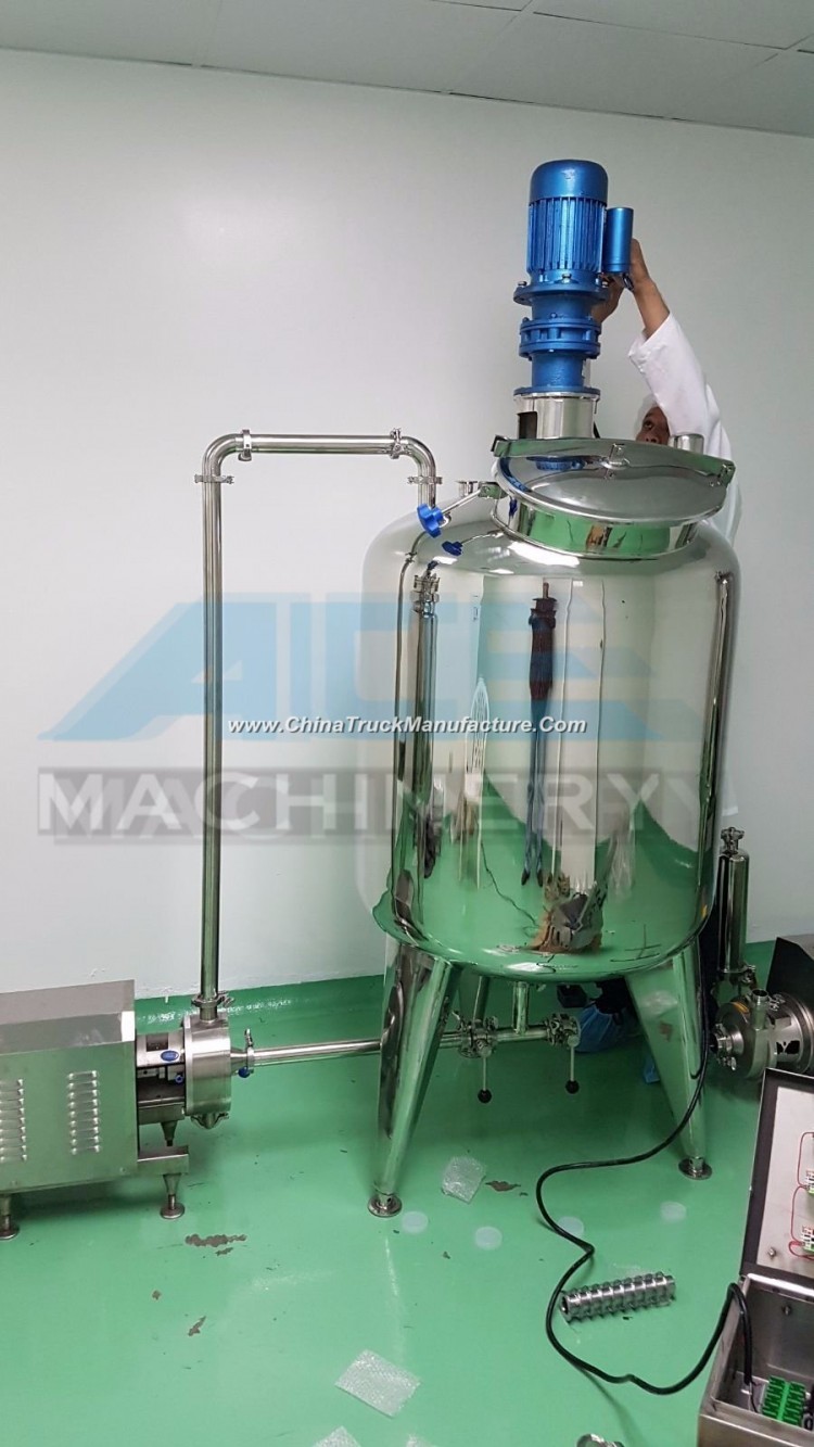 Sanitary Stainless Steel Detergent Liquid Mixing Tank (ACE-JBG-A3)