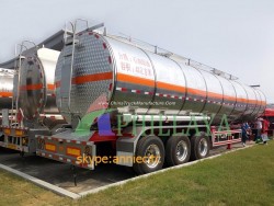 Air Brake System )Fuel Transport Truck and Trailer Aluminium Tank