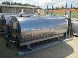 2000L Sanitary Milk Storage Tank Ss304 Storage Tank (ACE-ZNLG-B9)