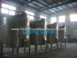 Stainless Steel Cooling Jacket Wine Fermentation Tank