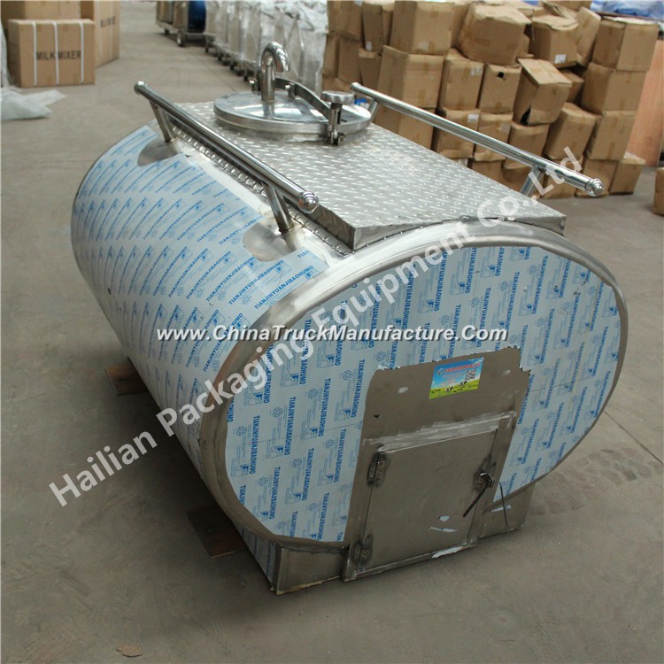 Horizontal Transportation Tank for Raw Milk