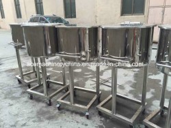 Movable Stainless Steel Liquid Mixing Tank with Agitator