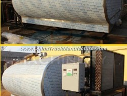 10kl Sanitary Stainless Steel Storage Tank Horizontal Juice Storage Tank (ACE-ZNLG-D9)