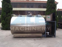 Sanitary Stainless Steel Horizontal Milk Cooling Tank (ACE-ZNLG-5A)