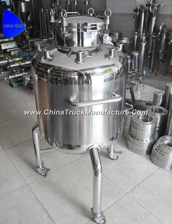 Stainless Steel Movable Pressure Tank with Manhole Cover