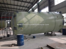 FRP Fiber Glass GRP Tank Conatiner Vessel for Chemical Solution or Water