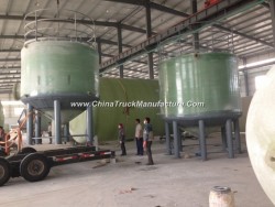 GRP Fiber Glass FRP Tank Vessel Conatiner for Chemical Solution or Water