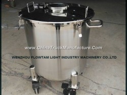 Stainless Steel Single Layer Storage Tank with Wheels