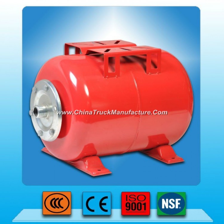 19-50L Carbon Steel Horizontal Pressure Tank for Automatic Water Pump