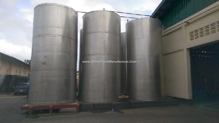 Large Outdoor Stainless Steel Storage Tank