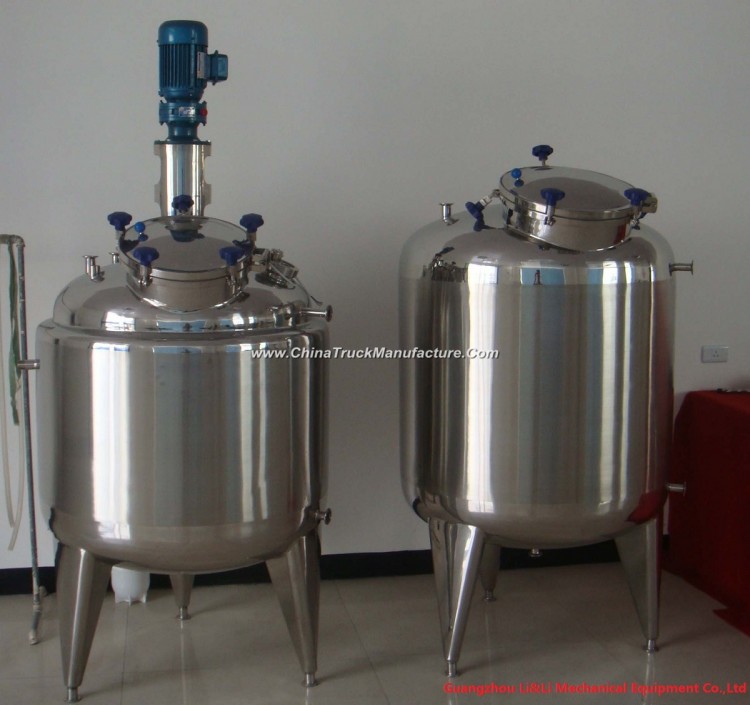 High Efficient Mixing Tank Movable Sanitary Mixing Aseptic Tank