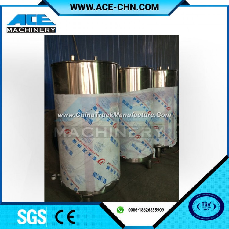 Sanitary Bottom Mixing Tank with VFD Used for Juice Production