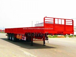 40FT Flatbed Container Semi Trailer with 12 Twist Locks