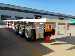 40 Tons Flatbed Semi Trailer for Container Transportation