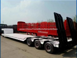 3 Axles 50t Lowbed Trailer 60t Lowbed Semi Trailer