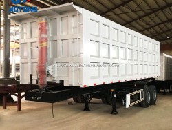 China Aotong 2 Axle Tipping/Dump/Dumper Semi Trailer/Truck Trailer Manufacturer