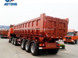 China Manufacture U Type 3 Axle Dump/Tipping/Dumper Semi Trailer