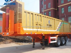 China Manufacture High Quality Flatbed Dump/Tipping/Dumper Semi Trailer for Sale