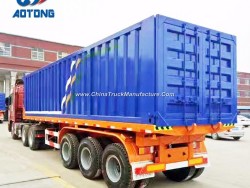 Aotong Brand Heavy Duty 3 Axle Hydraulic Side Dump/Tipping Trailer