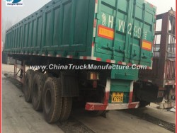 Good_Quality Running_Condition Side Dump Truck or Tipper Semi Trailer Of_70tons
