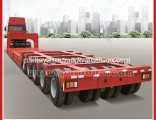 Modular Low Bed Semi Truck Trailer with Multi Axles Opptional