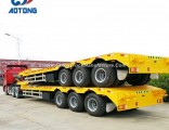China Manufacture 3 Axle Low Bed/Flatbed/Lowboy Truck Trailers
