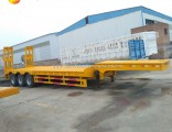 3axle New 60ton Low Bed Truck Semi Trailer for Sale