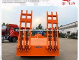 Roller Crane Excavator Transport Low Bed Semi Tow Truck Trailer