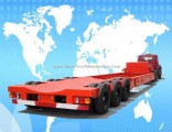 100 Ton Lowbed Truck Semi Trailer Extendable Low Bed Trailer for Sale