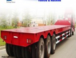 40-60tons Truck Lowboy Lowbed Low Bed Semi Trailer