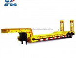 Aotong Excavator Transport Customized Low Bed Semi Trailer/Truck Trailers