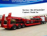 Heavy Cargo Transport Low Bed Semi Truck Trailer 35-100 Tons