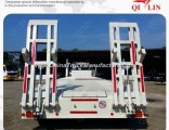 Low Bed Semi Trailer with Hydraulic Ladder