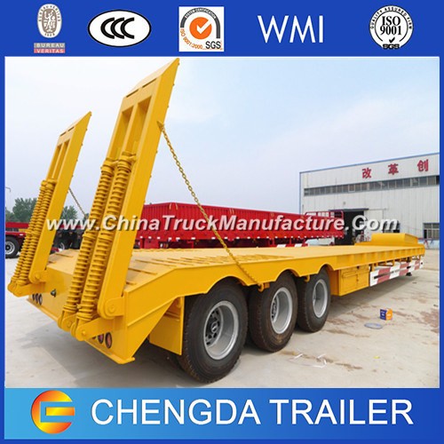 Manufacturer Sell Low Bed Semi Trailer Lowbed Truck Trailer