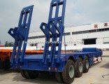 60 Ton 3 Axle Low Bed Trailer Truck