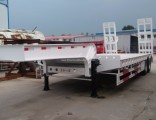 3 Axles 60 Ton Heavy Loading Low Bed Semi Trailer Low Bed Truck Trailer