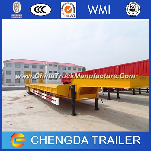 3 Axle 60t Low Bed Semi Trailer Lowbed Truck Trailer