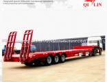 Heavy Duty Tri- Axle Gooseneck 50 Tons Low Bed Trailer