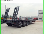 China Low Bed Semi Trailer 60 Ton Lowboy Truck Trailer