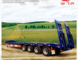 4 Axles 80 Tons Low Bed Semi Trailer