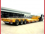 Double Axle Tri-Axles Low Bed Truck Semi Trailer with Gooseneck