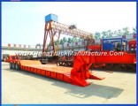 Chinese 2017 Detchable Low Bed Semi Truck Trailer